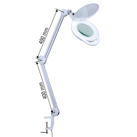 Настольная увеличительная линза Bourya 8060LED, 3 диоптрии Превью 4