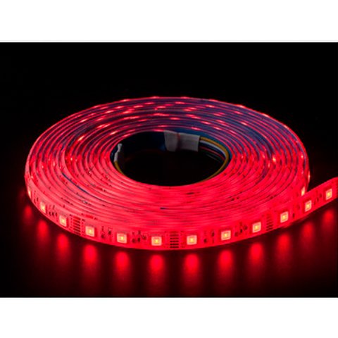 Світлодіодна стрічка RGB+CW+WW SMD5050 (300 світлодіодів, 12 В, 5 м, IP65) Прев'ю 1