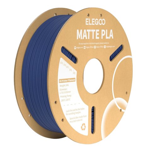 Філамент ELEGOO PLA MATTE, темно-синій (navy blue), 1 кг Прев'ю 1