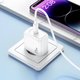 Мережевий зарядний пристрій Hoco CS53A, 25 Вт, Power Delivery (PD), білий, з кабелем USB тип-C до Lightning для Apple, 1 порт, #6942007631495 Прев'ю 2
