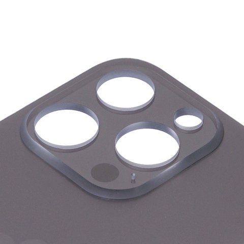 Panel trasero de carcasa puede usarse con iPhone 14 Pro, negra, es necesario desmontar la cámara, small hole Vista previa  1