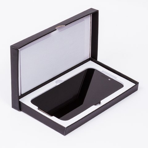 LCD compatible with iPhone 15 Pro Max, (black, with frame, HC, without IC, (AMOLED), GX OEM soft, 120Hz) Preview 2