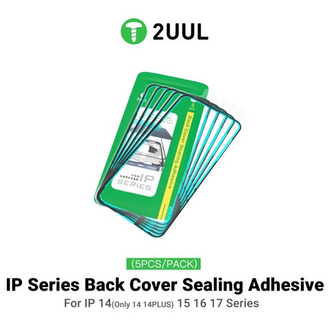 Adhesivo para panel trasero de carcasa (cinta doble faz) 2UUL BA14PS puede usarse con Apple iPhone 14 Plus, 5 uds., adhesive Vista previa  1