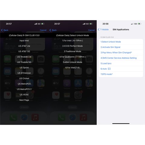 R-Sim Club (Small Card) for iPhone 14 / 13 / 12 (eSIM QPE 5G / iOS 16.x) Preview 1