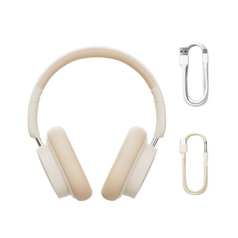 Earphones Baseus Bowie D05, (white, beige, wireless, bluetooth 5.3) #NGTD020202 Preview 1