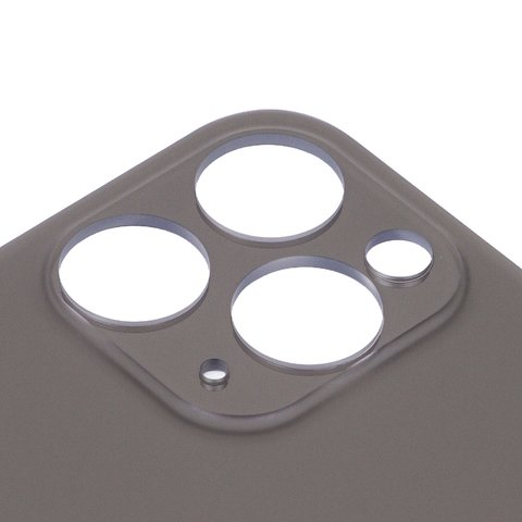 Housing Back Cover compatible with iPhone 11 Pro, (gray, no need to remove the camera glass, Original (PRC), big hole, matte space gray) Preview 1