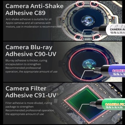 Adhesivo Mechanic C89, para reparación de cámara, 3 g, Anti-Shake Vista previa  3