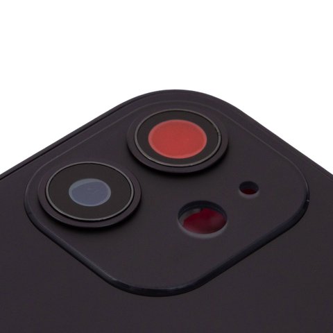 Корпус для iPhone 12 mini, черный, с держателем SIM-карты, с боковыми кнопками Превью 1