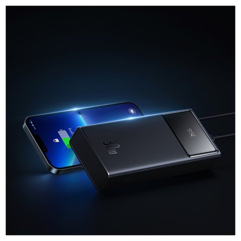 Power bank Baseus Star-Lord Digital, 20000 мАч, 30 Вт, черный, Fast Charge, #P10022904113-00 Превью 2