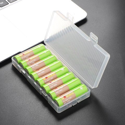 Акумулятор AA Soshine AA/HR6, 1,5 B, Li-ion, 8 шт., в боксі, (3300mWh) Прев'ю 1