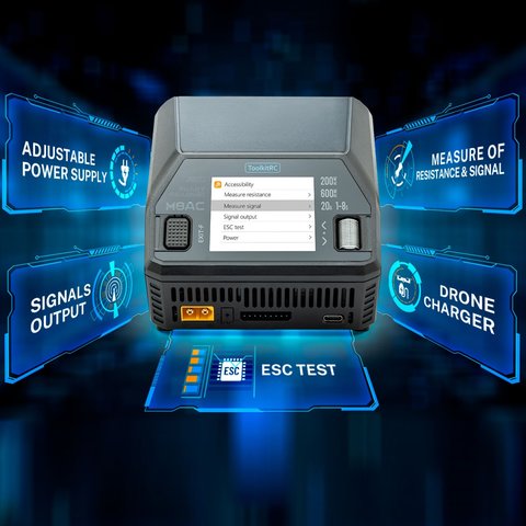 Зарядний пристрій ToolkitRC M8AC , Original, AC 200W, DC 600W Прев'ю 2