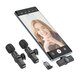 Микрофон петличный Borofone BKF12, беспроводной, с клипсой, USB тип-C, Lightning Превью 4