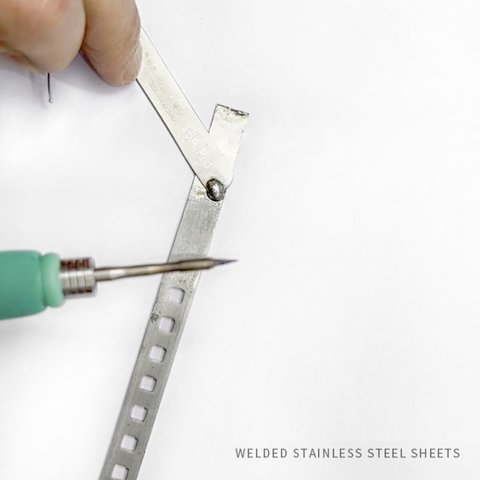 Припій Amaoe SS-08MM, 0,8 мм, 2,8 м, для паяння нікелевих пластин акумуляторів, для нержавіючої сталі Прев'ю 3