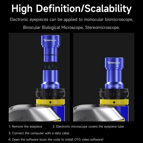 Камера-окуляр Mechanic MEC-4K, для микроскопа Превью 5