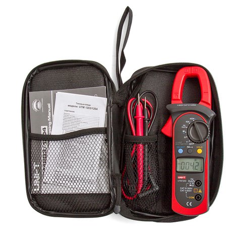Цифровые токоизмерительные клещи UNI-T UTM 1203 (UT203)