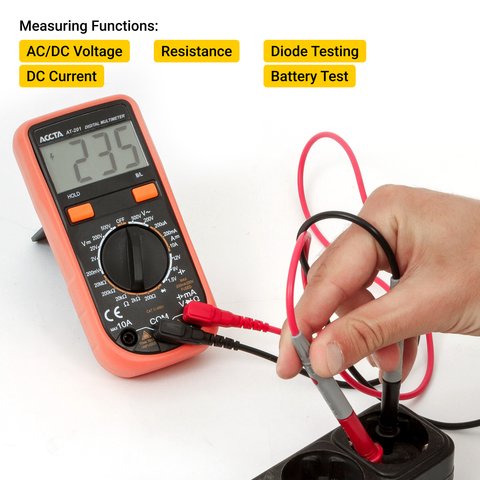 Цифровий мультиметр Accta AT-201 Прев'ю 4